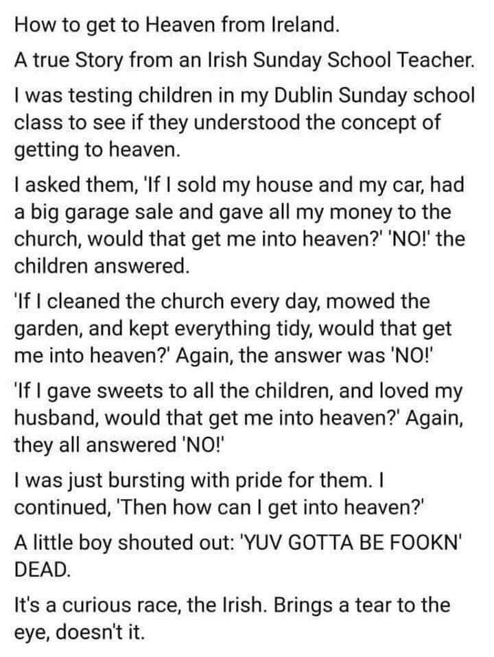 How to get into Heaven from Ireland.jpg